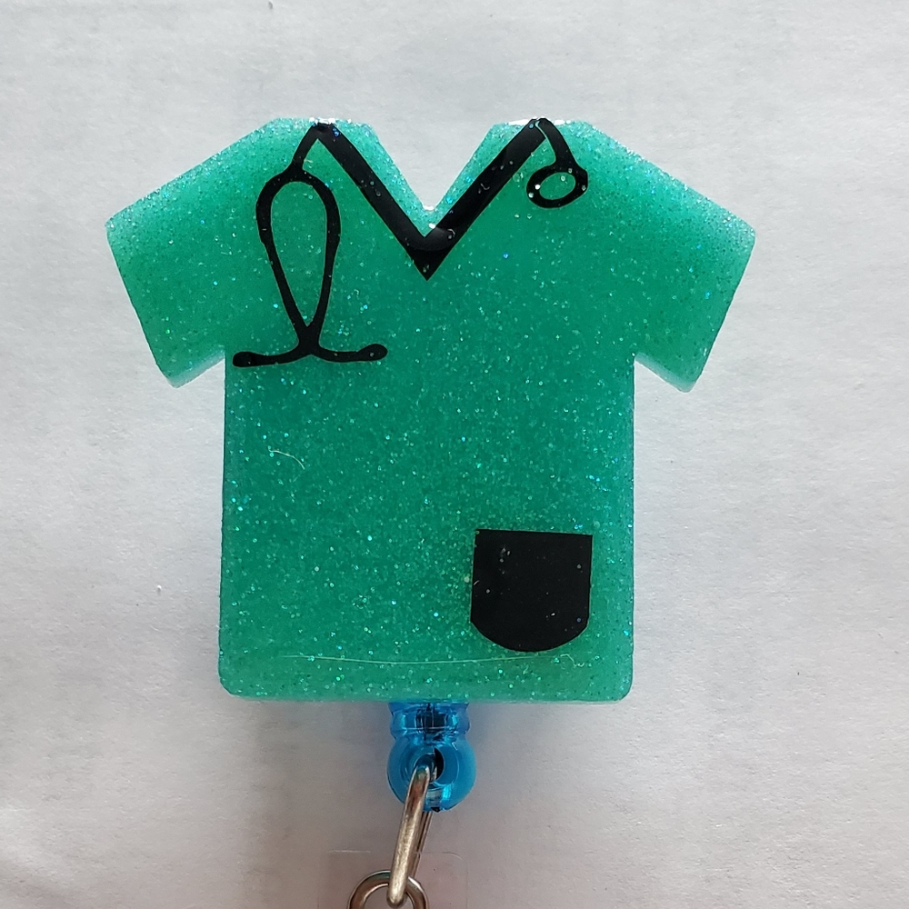 Scrub Top Badge Reel
